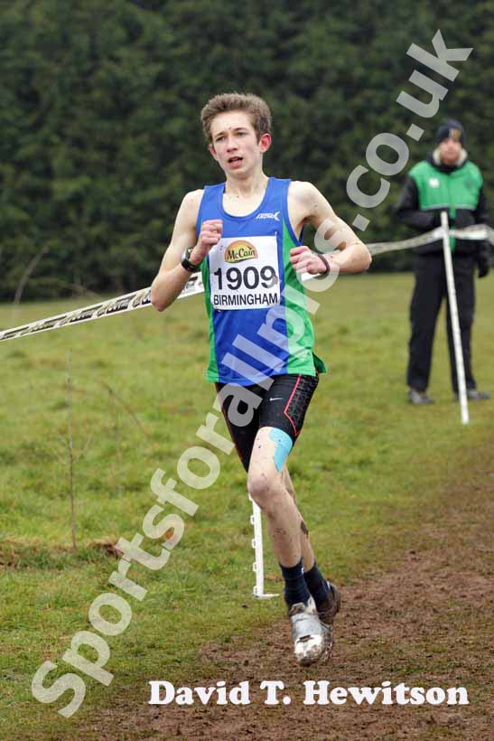 Tom Dodd under-15 boys McCain World Cross Country Trials and Inter Counties.